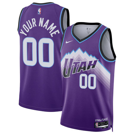 Men's Utah Jazz Nike Purple Swingman Icon Edition Custom Jersey