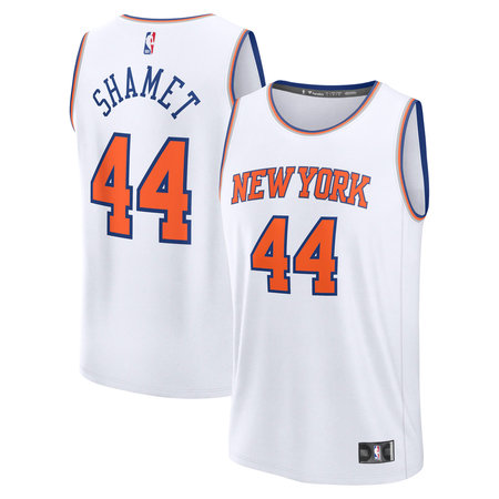 Women's New York Knicks #44 Landry Shamet White Stitched Basketball Jersey