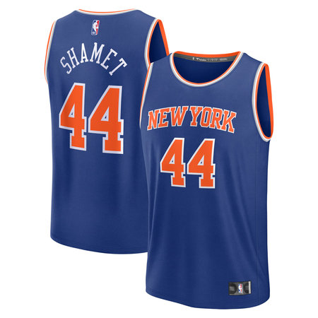 Women's New York Knicks #44 Landry Shamet Blue Stitched Basketball Jersey
