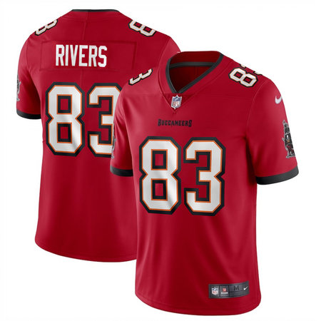 Men's Tampa Bay Buccaneers #83 Eric Rivers Red 2026 Draft Vapor Limited Stitched Jersey