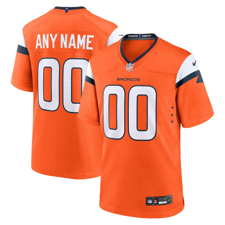 Youth Denver Broncos Nike Orange Mile High Collection Game Custom Jersey