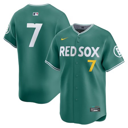 Men's Boston Red Sox #7 Masataka Yoshida Nike Green 2025 City Connect Limited Player Jersey
