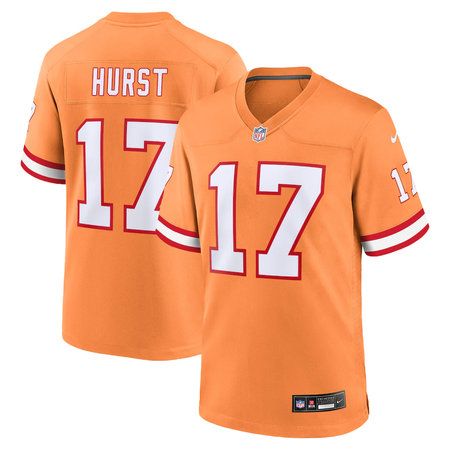 Men's Tampa Bay Buccaneers #17 John Hurst Nike Orange Alternate Game Jersey