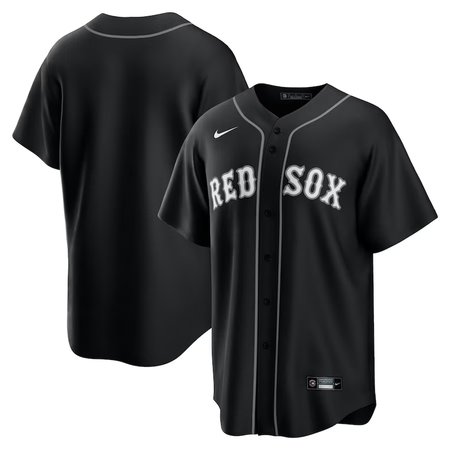Men's Boston Red Sox Nike Black Lights Out Replica Jersey