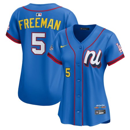 Women's National League #5 Freddie Freeman Nike Blue 2025 All-Star Edition Limited Player Jersey