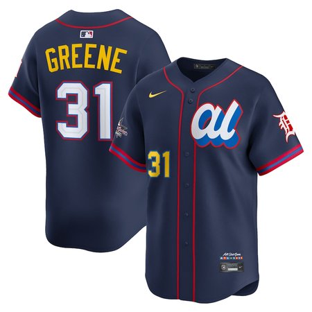 Men's American League #31 Riley Greene Nike Navy 2025 All-Star Edition Limited Player Jersey