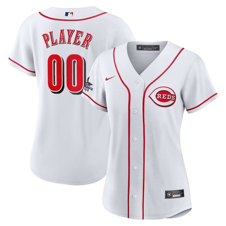 Women's Cincinnati Reds Nike White 2025 MLB All-Star Game Home Custom Replica Jersey