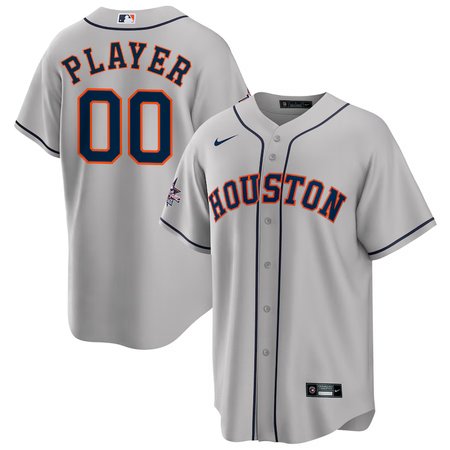 Men's Houston Astros Nike Gray 2025 MLB All-Star Game Away Custom Replica Jersey