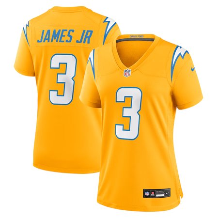 Women's Los Angeles Chargers #3 Derwin James Jr. Gold Alternate Charger Power Game Jersey