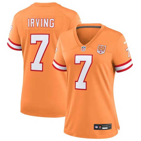 Women's Tampa Bay Buccaneers #7 Bucky Irving Nike Creamsicle 50th Season Game Jersey