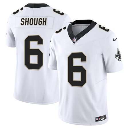 Youth New Orleans Saints #6 Tyler Shough White F.U.S.E Vapor Untouchable Limited Stitched Football Jersey