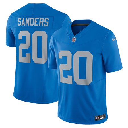 Men's Detroit Lions Barry Sanders Blue Vapor F.U.S.E. Alternate Limited Jersey