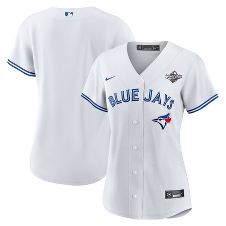 Women's Toronto Blue Jays Nike White 2025 World Series Home Replica Jersey