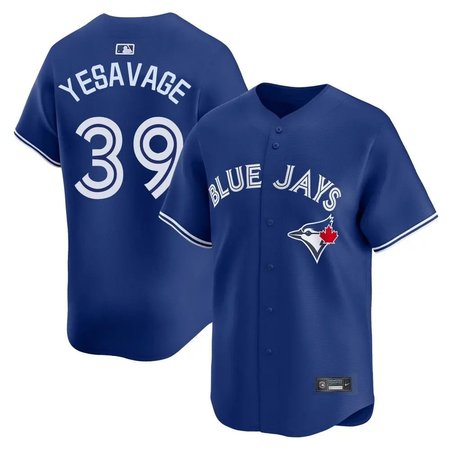 Men's Toronto Blue Jays #39 Trey Yesavage Nike Powder Royal Alternate Limited Jersey