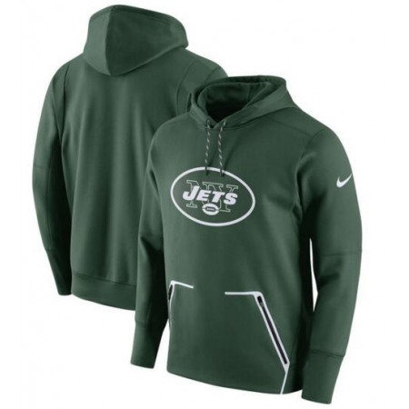 Men's New York Jets Green Champ Drive Vapor Speed Pullover Hoodie