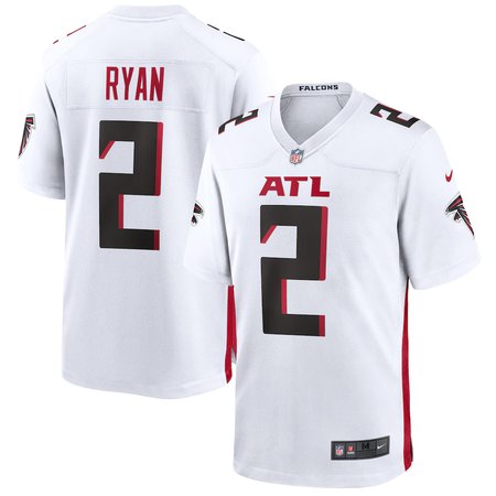 Men's Atlanta Falcons #2 Matt Ryan New White Game Jersey