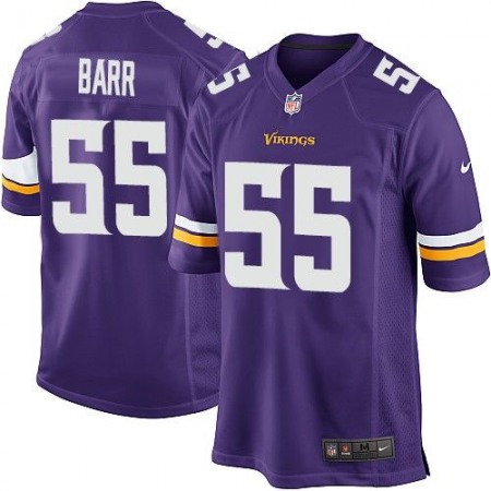 Vikings #55 Anthony Barr Purple Team Color Youth Stitched NFL Elite Jersey