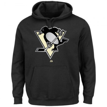 Pittsburgh Penguins Game Reflex Pullover Hoodie Black