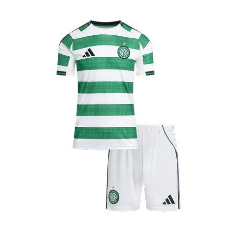 Kid's Celtic Home Soccer Jersey Kit 2025/26