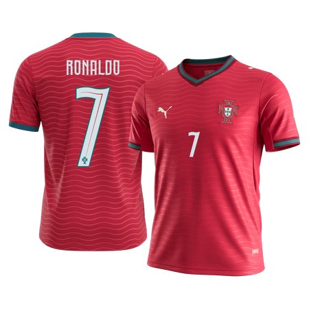 Men's RONALDO #7 Portugal Home Replica Soccer Jersey World Cup 2026