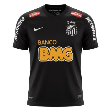 Men's Santos FC Away Retro Soccer Jersey 2011/12