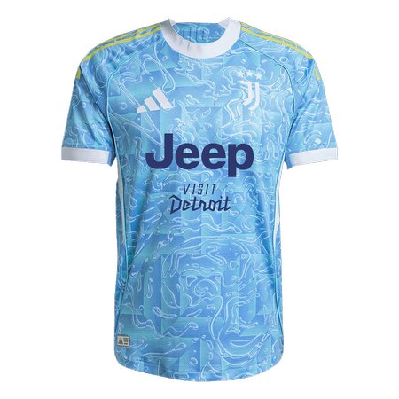 Men's Juventus Away Authentic Jersey 2025/26