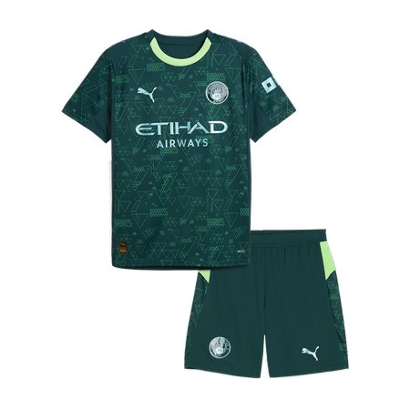 Kid's Manchester City Soccer Jersey Kit 2025/26