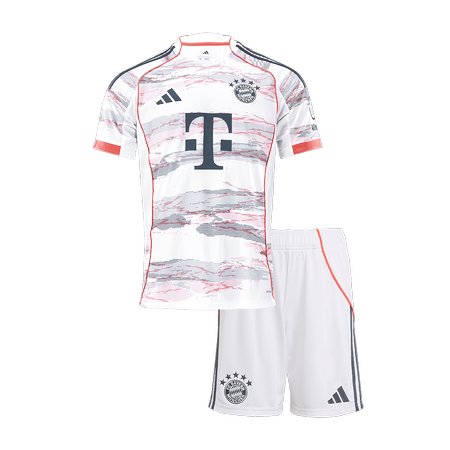 Kid's Bayern Munich Away Soccer Jersey Kit 2025/26