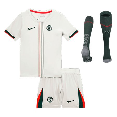 Kid's Chelsea Away Soccer Jersey Full Kit 2025/26