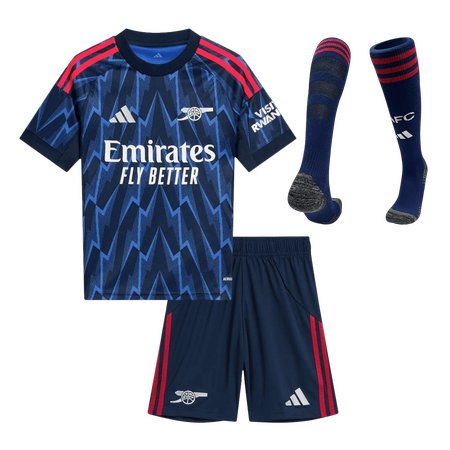 Kid's Arsenal Away Soccer Jersey Full Kit 2025/26