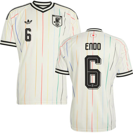 Kid's ENDO #6 Japan Away Replica Jersey World Cup 2026
