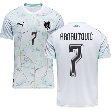 Kid's ARNAUTOVIĆ #7 Austria Away Replica Jersey World Cup 2026